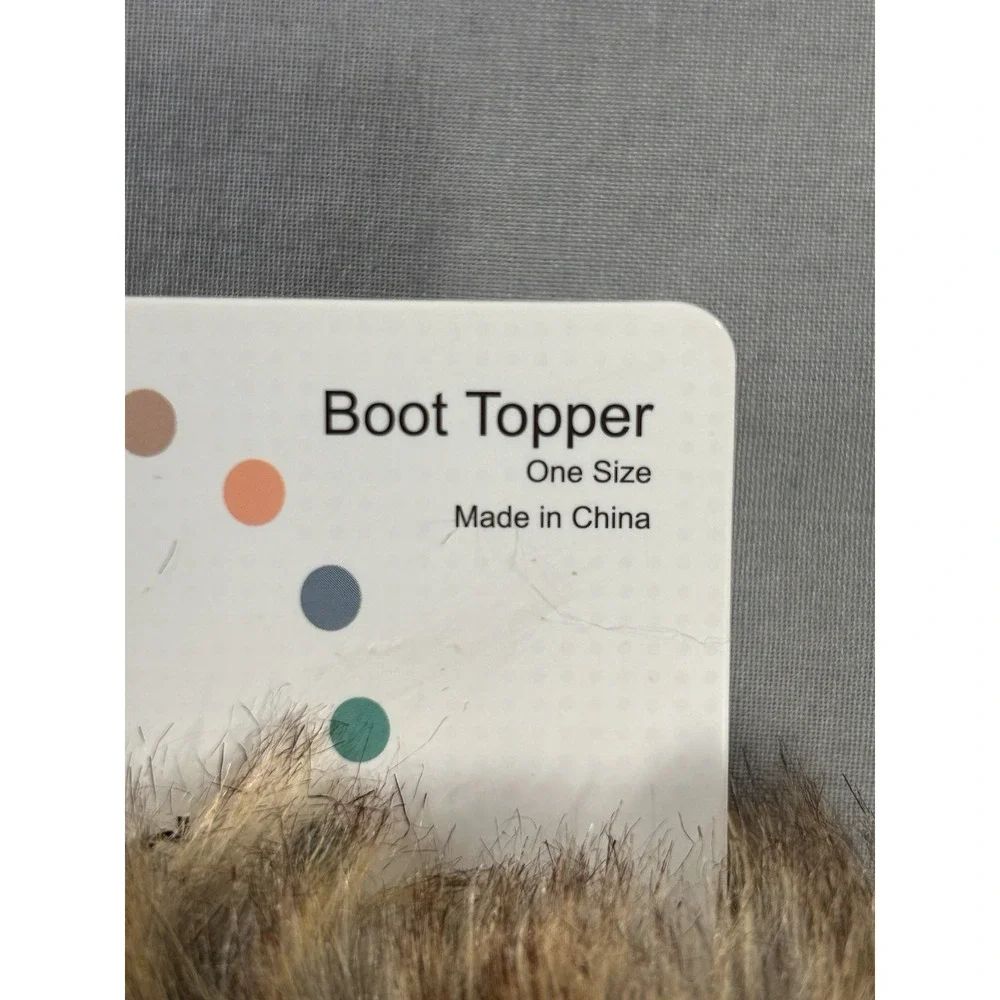 Keep‎ Your Socks On Faux Fur Boot Toppers New Winter Western Feminine
